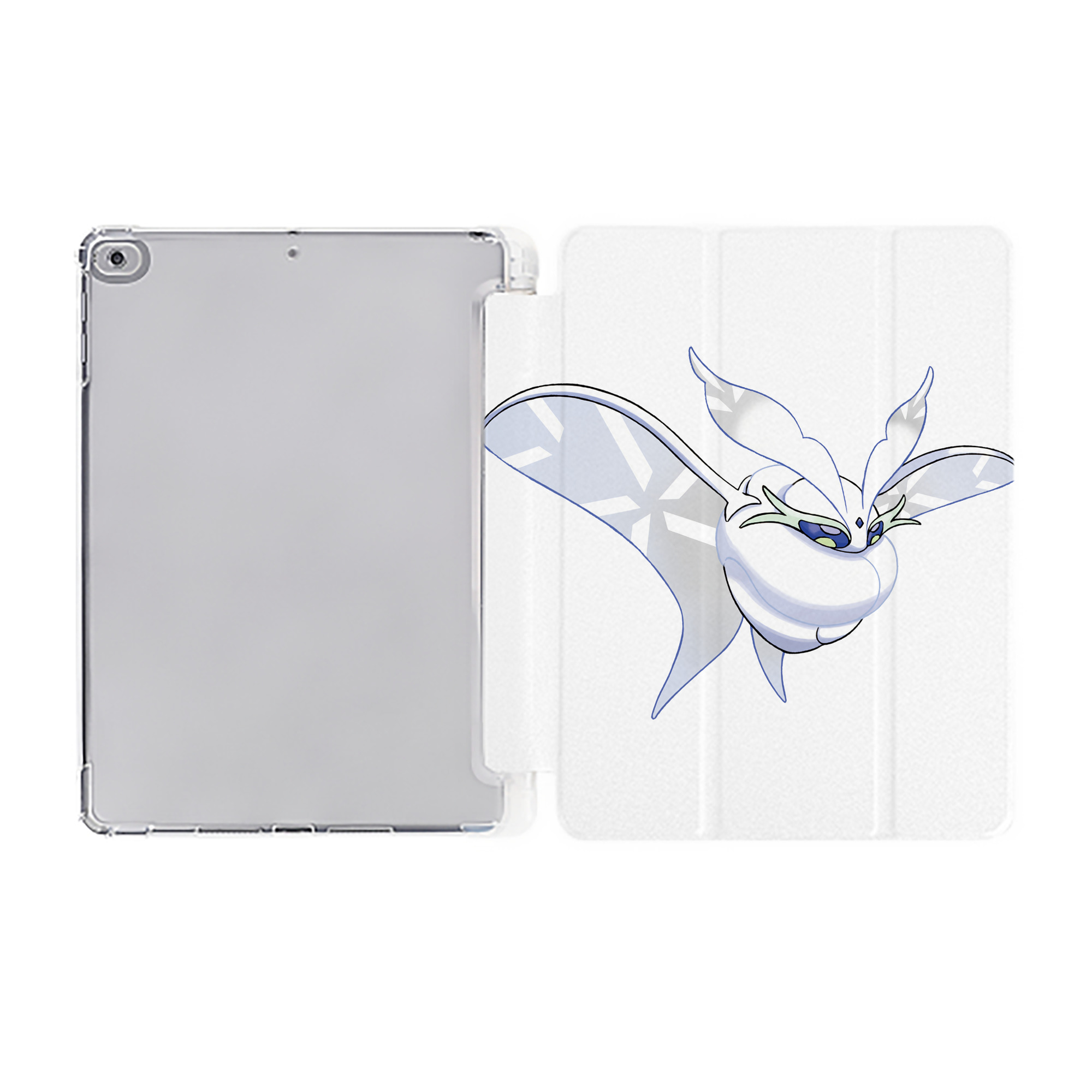 （画像用） ポケットモンスター Pokémon IPad ケース ペン収納付き 三つ折りスタンド PUレザー×シリコン 対応機種9.5/10.5/10.9インチ